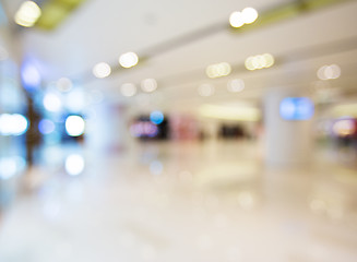 Image showing Abstract background of shopping mall