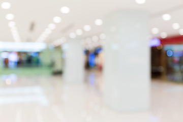 Image showing Unfocused of shopping center background