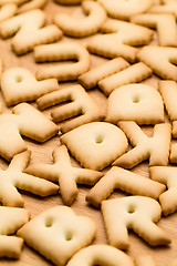 Image showing Alphabet Biscuit