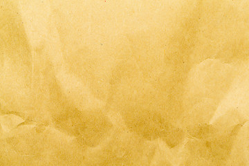 Image showing Rough beige crumpled paper