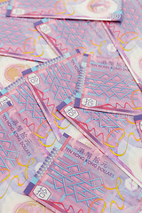 Image showing Ten Hong Kong dollar background