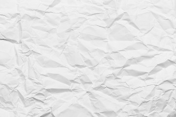 Image showing Wrinkled paper white background texture