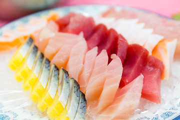 Image showing Japapnese food, Sashimi