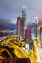 Image showing Hong Kong cityscape at night