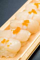 Image showing Scallop sushi box