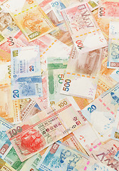 Image showing Hong Kong dollar background