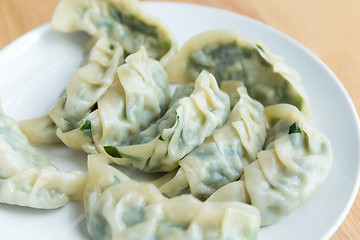 Image showing Meat dumpling on the plate