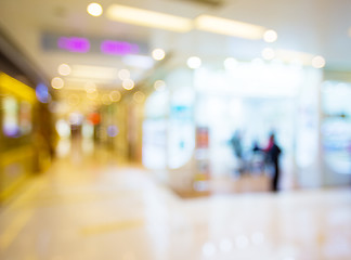 Image showing Blur view of shopping store