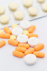 Image showing Pills, tablets and capsules