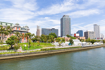 Image showing Osaka skyline