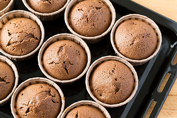 Image showing Chocolate muffins