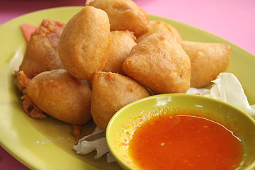 Image showing Fried tofu