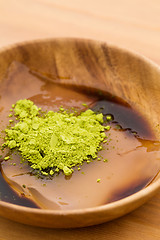 Image showing Close up of Japanese confectionery