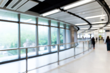 Image showing Abstract background of shopping mall