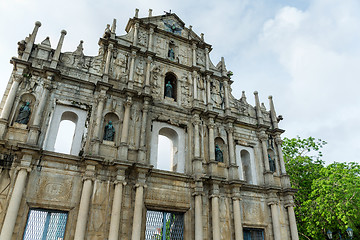 Image showing St.Paul Ruin in Macau ,China