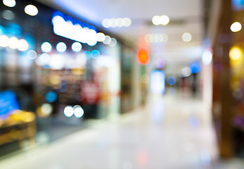 Image showing Abstract background of shopping mall