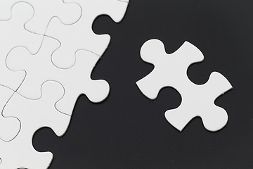 Image showing Jigsaw puzzle background