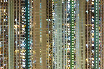 Image showing Apartment building in Hong Kong