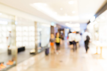 Image showing Unfocused background of Department store