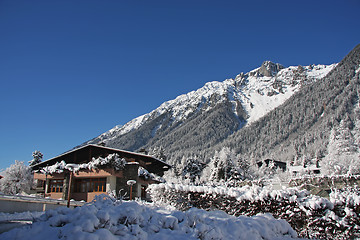 Image showing Alpine cabin