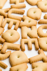 Image showing Letter biscuit for kid