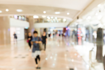 Image showing Department store blurred background