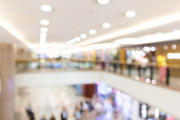 Image showing Blur background of Shopping store