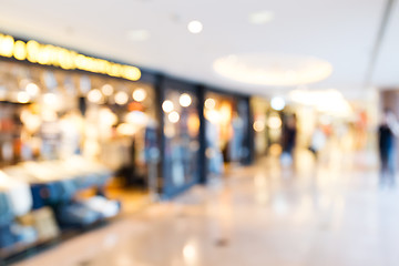 Image showing Blur store with bokeh background