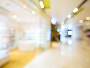 Image showing Abstract background of shopping mall