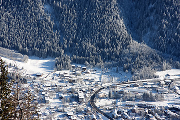 Image showing Chamonix in winter