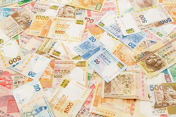 Image showing Group of Hong Kong dollar 