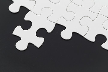 Image showing Puzzle over black background