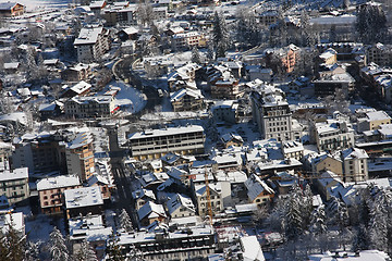 Image showing Chamonix in winter
