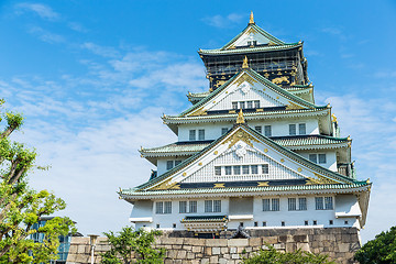 Image showing Osaka castle