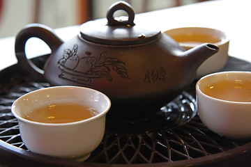 Image showing Chinese tea service