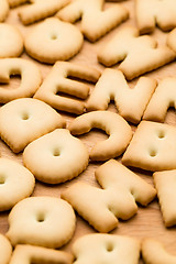Image showing Baked Alphabet biscuit