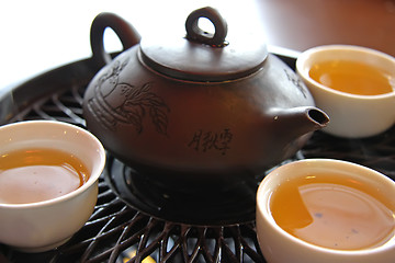 Image showing Chinese tea service