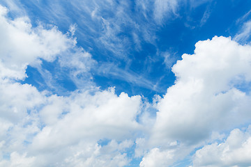 Image showing Blue sky with cloud 