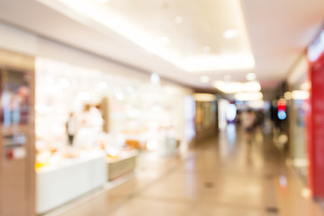 Image showing Blur background of department store