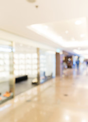 Image showing Unfocused background of Shopping plaza