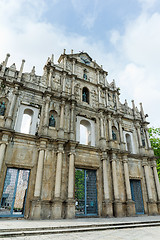 Image showing Ruins of Saint Paul\'s Cathedral in Macau