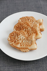 Image showing Taiyaki, japanese fish shape cake