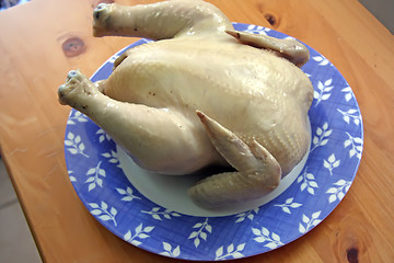 Image showing Whole boiled chicken