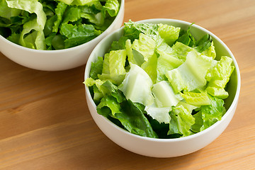 Image showing Shredded lettuce