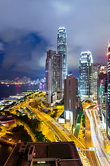 Image showing Hong Kong night view