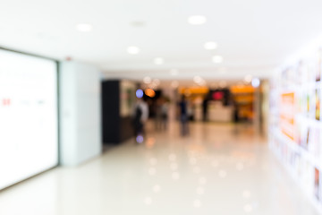 Image showing Blur store with bokeh background, business background