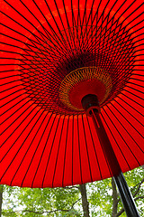 Image showing Red umbrella