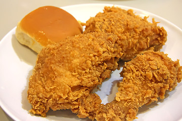 Image showing Fried chicken
