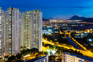 Image showing Hong Kong apartment building