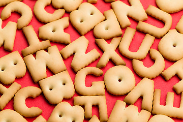 Image showing Mixed biscuit word